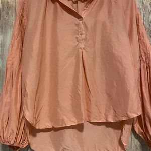 Apiece Apart Blouse Silk Balloon sleeve like Ulla Johnson